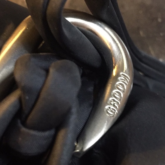 Groom Paris Bucket Black Bag with Pull Strings - Picture 4 of 16